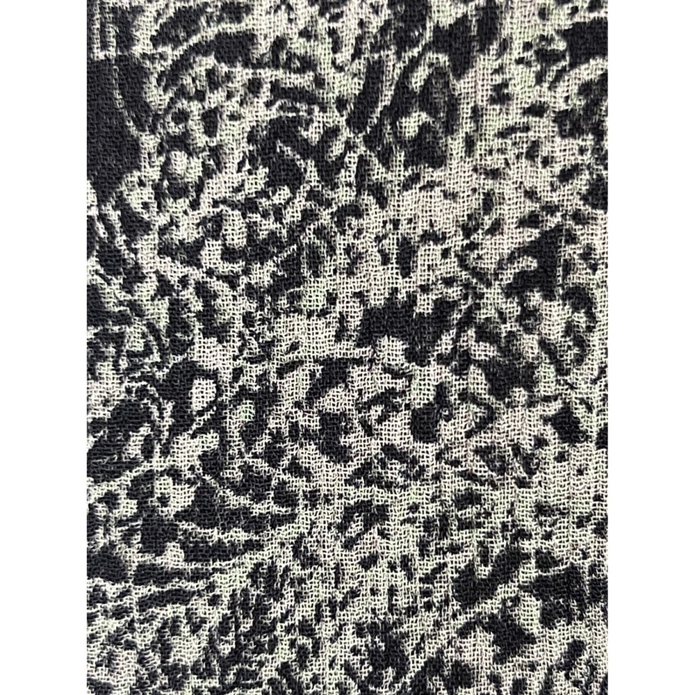 Jones New York Woman Green Black Silk Midi Skirt 18W Abstract Lined 100% Silk - Picture 8 of 16